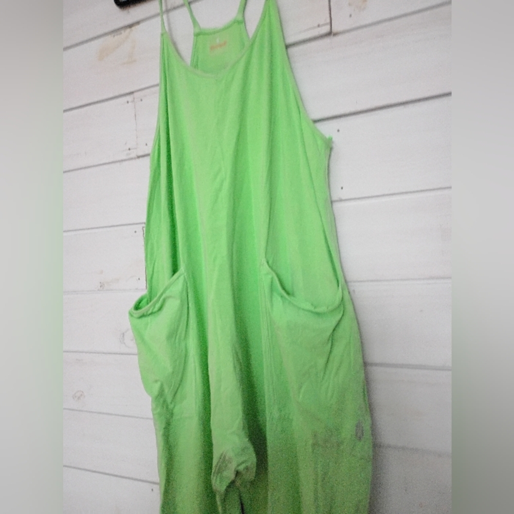 Free People Movement Hot Shot Onesie Lime - Medium - Picture 8 of 13